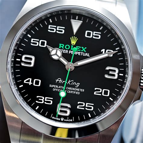 rolex air king swimpruf|Rolex Air-King pilot watch.